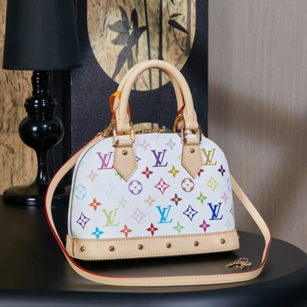 LV White Tricolor Alma